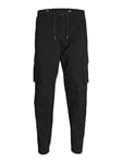 JACK & JONES Mens Noah Cargo Trouser Black XXL