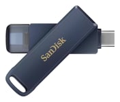 SANDISK iXpand Phone Drive USB Type-C Metallic Sky 256GB