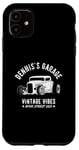 iPhone 11 Dennis's Garage Hotrod Car Design for the Name Dennis Case