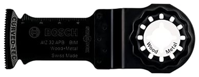 Bosch Accessories 1x Lame Plongeante Starlock BIM AIZ 32 APB Wood and Metal (pour Bois, Metal, Panneaux Stratifiés, Tôles, 50 x 32 mm, Accessoires pour Outils Multi-Fonctions)