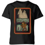 Scooby Doo Retro Ghostie Kids' T-Shirt - Black - 9-10 Years