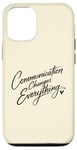 iPhone 12/12 Pro Communication Changes Everything Speech Therapy Women Case