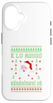 Coque pour iPhone 16 2024 Famille Noël Unique Ugly