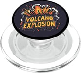 Nature’s Ultimate Force: Volcano Explosion Unleashed PopSockets PopGrip for MagSafe