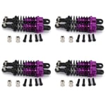 8 PièCes Amortisseur RéGlable D'Amortisseur de 65 mm pour Rc Voiture 1/18 A959 A969 A979 K929 , Violet