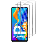 Widrt Lot de 3, Verre Trempé Compatible avec Huawei P30 Lite, Film Protection écran - Anti Rayures - sans Bulles d'air -Ultra Résistant (HD Ultra Transparent) pour Huawei P30 Lite