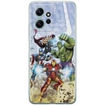 ERT GROUP mobile phone case for Xiaomi REDMI NOTE 12 4G original and officially Licensed Marvel pattern Avengers 003 optimally adapted to the shape of the mobile phone, case made of TPU