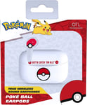 Ecouteurs sans Fil Bluetooth OTL V5.0 Pokemon Pokeball + boîtier de Chargement