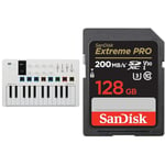 Arturia - MiniLab 3 - Universal MIDI Controller for Music Production & SanDisk 128GB Extreme PRO SDXC card + RescuePRO Deluxe, up to 200MB/s, UHS-I, Class 10, U3, V30