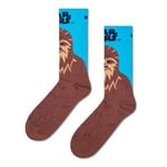 Happy socks Strumpor Star Wars Chewbacca Sock Brun bomull Strl 36/40