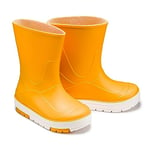 ESTRO Bottes de Pluie Enfant - Bottes Pluie Fille Botte en Caoutchouc Enfant Botte Pluie Enfant Chaussure Pluie Enfant CB01 (34/35 EU, Jaune)