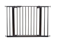 BabyDan Premier, Extra Large Monté sur Pression Stair Gate, 99-106,3 cm, Barrière pour bébé/Barrière de sécurité, Métal, Noir, Fabriqué au Danemark - (Pet Gate/Barrière pour chien)