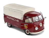 SOLIDO - Pick-up de 1950 couleur rouge – PORSCHE SERVICE – VW T1 - 1/18 - SOL...