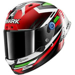 SHARK, Casque Moto Intégral Aeron GP FIM FIRSTLAP Carbon Red Green DRG, L