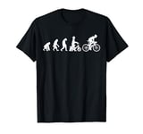 Evolution racing bike fan Cool racing cyclist cycling T-Shirt