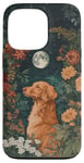 Coque pour iPhone 13 Pro Nova Scotia Toller Moon Flowers Cottagecore Chien Maman