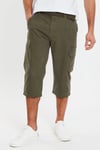 'Panel' 3/4 Length Belted Cargo Trousers