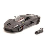 FERRARI LA FERRARI 2013 MATT BLACK SIGNATURE WITH SHOWCASE 1:18 Burago Die Cast