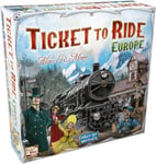 Days of Wonder | Ticket to Ride Europe Board Game | Ages 8+ | For 2 to 5 players | Average Playtime 30-60 Minutes (Packing May Vary)