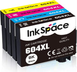 604XL Cartouches d'encre compatibles pour Epson 604 XL Multipack avec Epson Expression Home XP-2200 XP-2205 XP-3200 XP-3205 XP-4200 XP-4205, Workforce WF-2910 WF-2930 WF-2935 WF-2950DWF