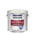 Sikkens - Peinture Laque Extérieure Bois et Fer - Finition tendue, sous-couche intégrée, facile à appliquer - Satin Ivoire 2,5 L