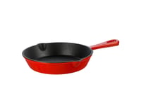 Patelnia Sourcing Red Iron Cast Skillet 15.5 Cm