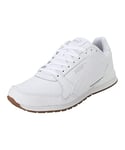 PUMA St Runner V3 L, Basket Mixte, Puma Blanc-Puma Blanc-Gum, 42 EU