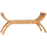 Banc de jardin Banc d'extérieur Banquette 120 cm Bois de teck solide 19924