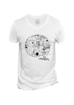 T-Shirt Homme Col V Cafe Coffee Dessin Art Work Cafe Du Monde Espresso