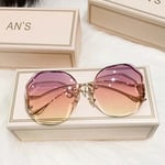 Womens Mens Sunglasses Oversized Metal Frame Fashion Shades Ladies Sunglasses