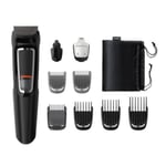 Philips Multigroom series 3000 - &lt;br>9-i-1, groomingsett for ansikt og hår - MG3740/15