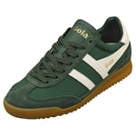 Gola Tornado Womens Fashion Trainers in Green Off White - 5 UK