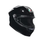 AGV - K6 S AGV E2206 MPLK, Full-face Motorcycle Helmet, Unisex, Black, S