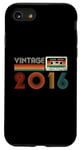 iPhone SE (2020) / 7 / 8 Vintage 2016 Limited Edition Retro Cassette Tape Birthday 8 Case