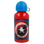 ALMACENESADAN 2650; retour à l'école Avengers Capitan America ; composé d'une bouteille en aluminium 400 ml;