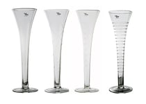 GMMH Cosy Trendy Lot de 4 flûtes à Champagne Champagne Double Paroi en Verre Thermique Verres Verres