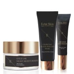 Eclat Skin London Womens Anti-Wrinkle Night Moisturiser 24K Gold + Under Eye Cream 24K + Peel-Off Face Mask - One Size