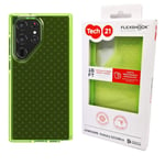 Tech21 Case For Samsung Galaxy S23 Ultra Evo Check Cover Lime Drop Protection