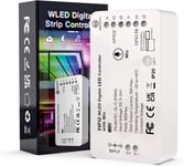 WLED Addressable Strip Controller ESP32 Serveur Web pour contrôler les LED NeoPixel (WS2812B, WS2811, SK6812) ou même des chipsets SPI 5-24 V WiFi Smart LED installation domestique ESP32