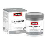 SWISSE Hair Strength Women - Hair Supplements for Women with Biotin Zinc Copper, 30 Tablets - Supplement with Keratin for Strong Hair, Strengthening & Tonic-Adaptive Actions, Hair Care - Made in Italy