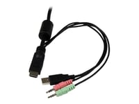 Startech 2 Port Usb Hdmi Cable Kvm Switch W/ Audio And Remote Switch