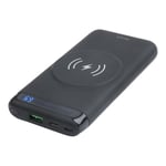 Deltaco Powerbank Wireless 10 000 mAh MagSafe Svart