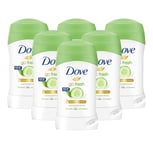 Dove Go Fresh Cucumber Stick Déodorant Anti-transpirant 40ml 3, 6 Pack