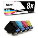 8x Eurotone Toner Alternative for Epson Workforce AL-C-300-DTN AL-C-300-N