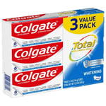 OW Colgate Total Toothpaste 3 Pack X 5.1 Oz