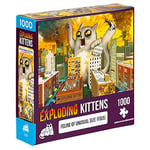 Exploding Kittens Jigsaw Puzzles for Adults - Feline of Unusual Size - 1000 Piece Jigsaw Puzzles For Family Fun & Game Night