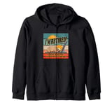 Sloth treadmill relaxed eyes closed humorous retirement lazy Zip Hoodie