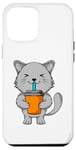 Coque pour iPhone 14 Plus Chat & Café : Accord Parfait