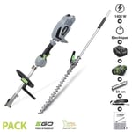 Pack taille haie sur perche à batterie et chargeur inclus Ego Power+ PH1400