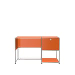 USM - USM Haller Desk Unit A -  Pure Orange - Skrivebord - Fritz Haller,Paul Schärer - Oransje - Metall